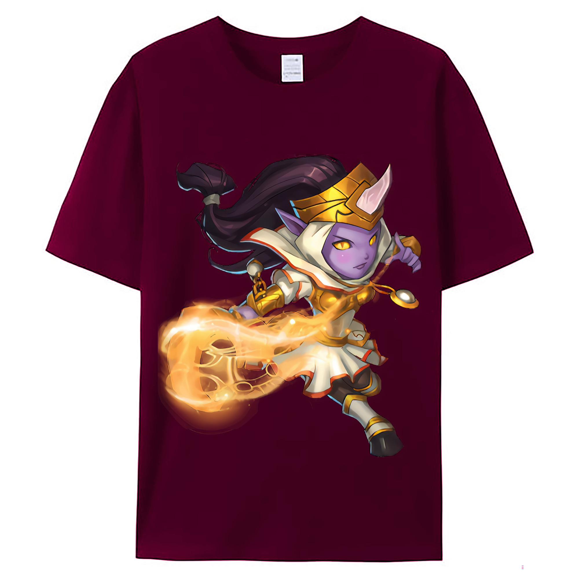 （画像用） リーグ・オブ・レジェンド League of Legends LOL レディースカジュアルプリントTシャツ（綿100％）